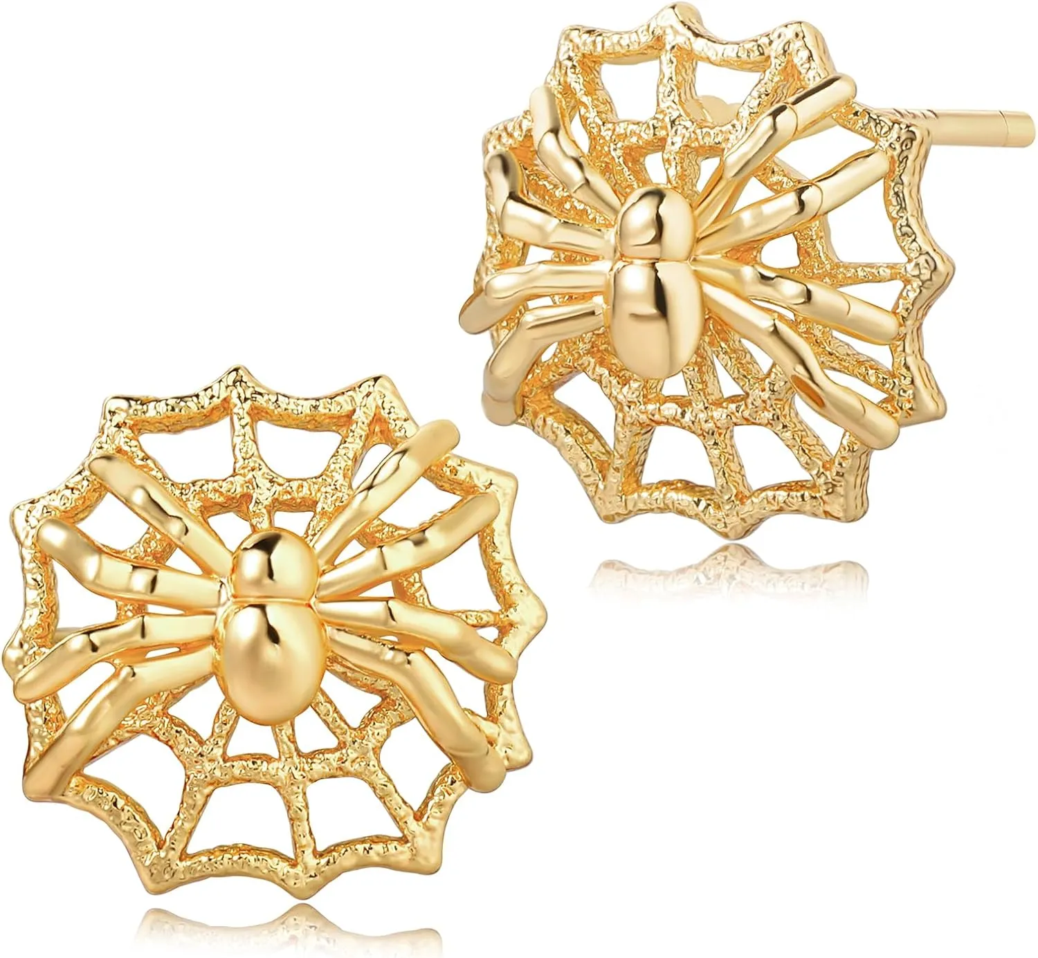 MEVECCO Gold Stud Earrings for Women 18K Gold Plated Stud Dainty Mini Simple Delicate Minimalist Stud Earrings