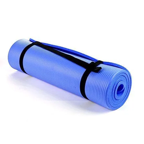 NBR Foam Yoga Mat 15mm Thick - Dark Blue