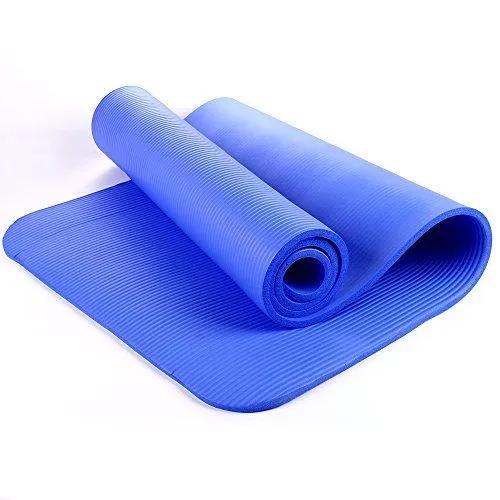 NBR Foam Yoga Mat 15mm Thick - Dark Blue