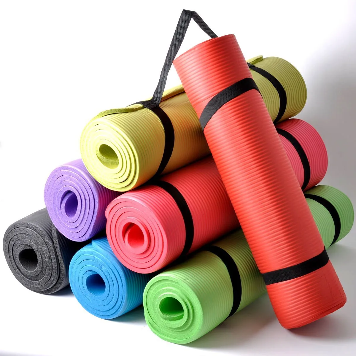 NBR Foam Yoga Mat 15mm Thick - Dark Blue