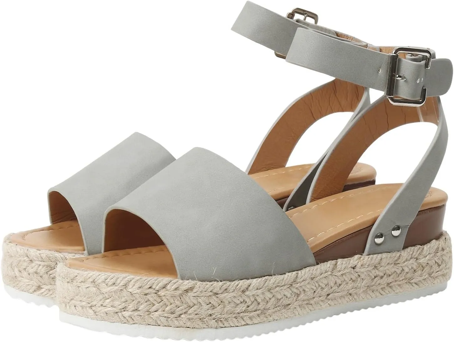 Orthopedic Wedge Sandals for Women Summer Dressy 2025 Women's Pretty Buckle Ankle Sandal Casual Open Strap Wedge Arch Support Sandals for Boho Vacation Party