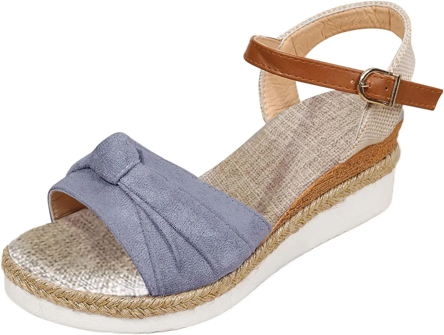 Orthopedic Wedge Sandals for Women Summer Dressy 2025 Womens Wedge Sandal Mid Heel Espadrilles Wedges Platform Sandals Casual Comfortable Orthotic Strappy Walking Sandals Shoes