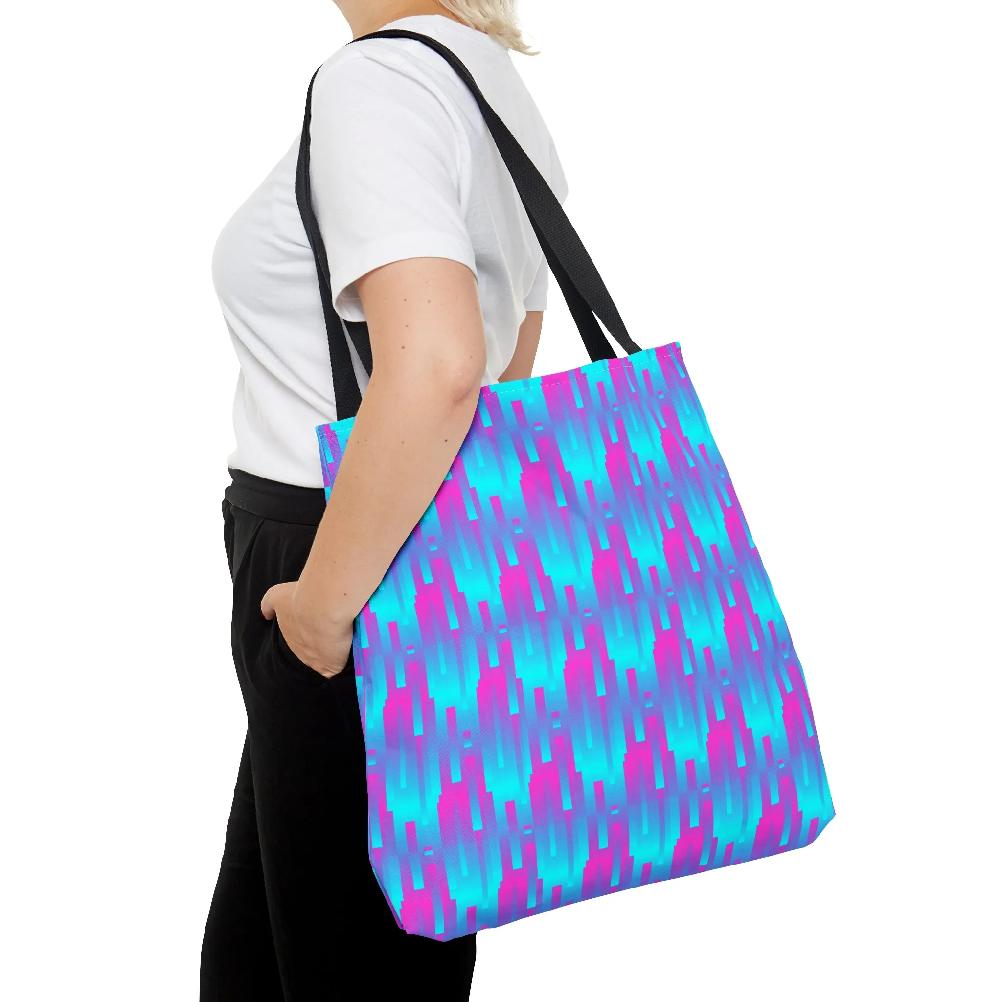 Pink & Blue LinesBaby Blue-Tote Bag (AOP)