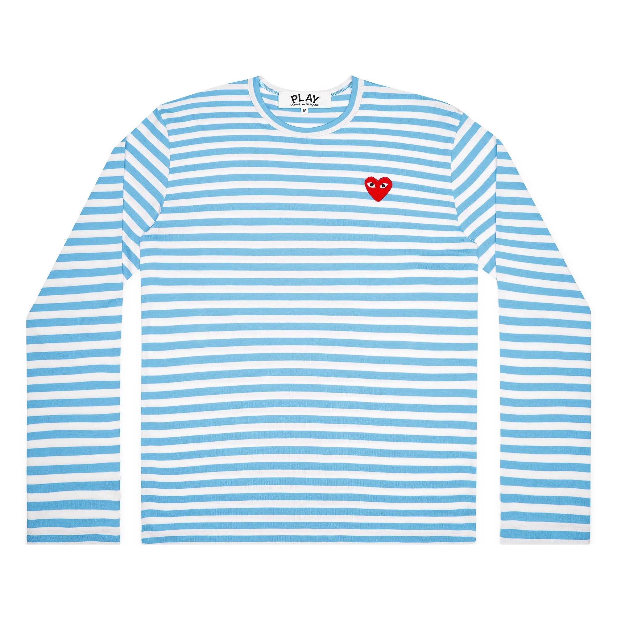 Play Comme des Garçons - Bright Striped Long Sleeve - (Blue)