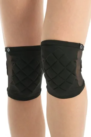 Poledancerka Mesh Kneepads - Black (with Pocket)