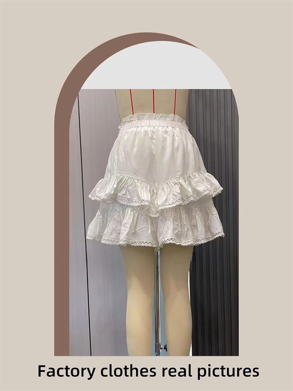 Ruffle Skorts for Woman Boho Tiered Flowy Short Skirt, Casual High Waist Mini Skirts, Ruffle Tiered Skorts, Flowy Skort for