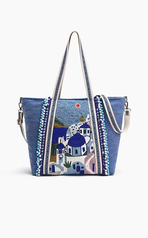 Santorini Sky Tote