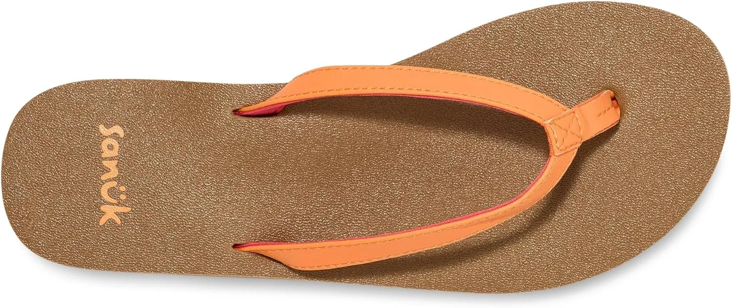 Sanuk Yoga Joy | Flip Flops for Women | Yoga Sandals For Women | Women's Beach Sandals | Memory Foam Footbed