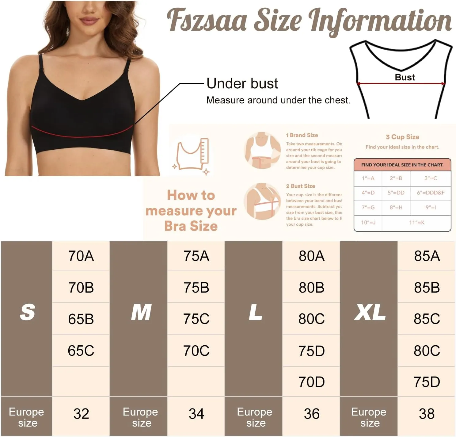Seamless Low Back Bra,Convertible Multiway Backless Halter Bra with Removeable Padding Wirefree Bralette for Women