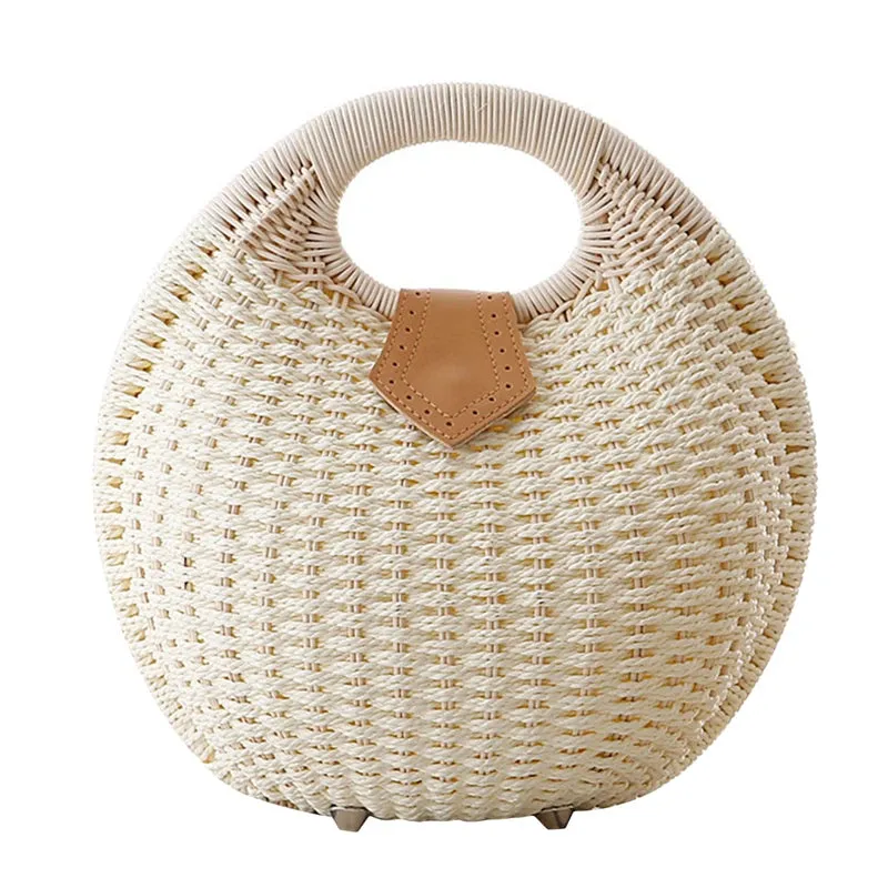 Shell Cute Casual Round Beach Bag