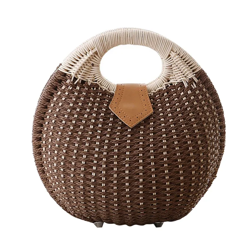 Shell Cute Casual Round Beach Bag