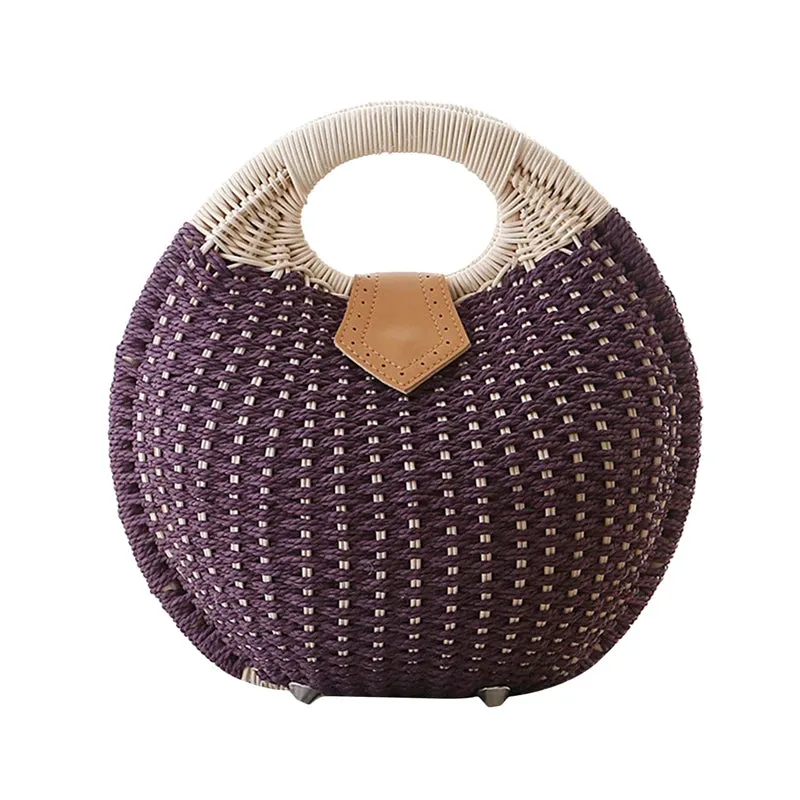 Shell Cute Casual Round Beach Bag