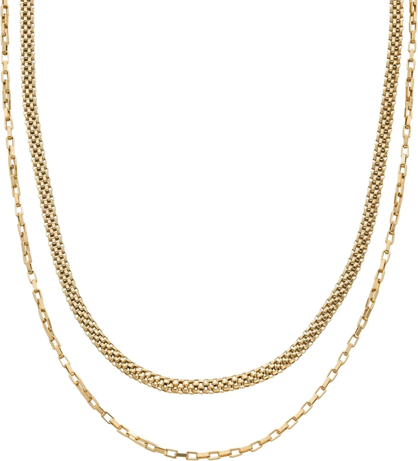 Skagen Women's Trendy Silver or Rose Gold Stainless Steel Chain or Pendant Necklace