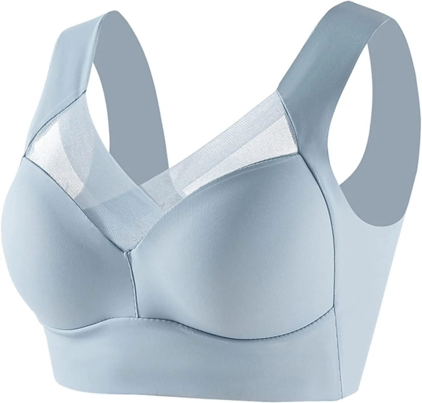 Sport Bras for Women Plus Size No Underwire Breathable Bras Full Coverage Wirefree Soft Cotton Bra Everyday Bras 2024