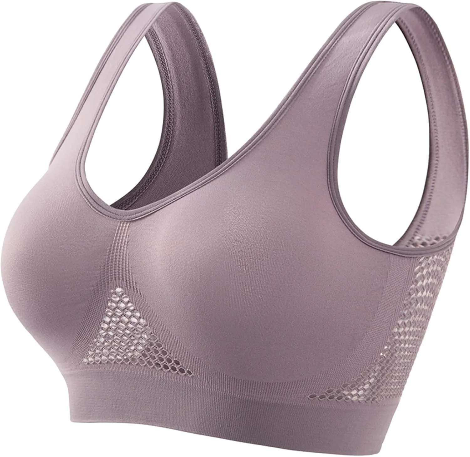 Sports Bras for Women Breathable Cool Liftup Air Bra Seamless Ultra-Thin Comfort Bra Wireless Bras for Women