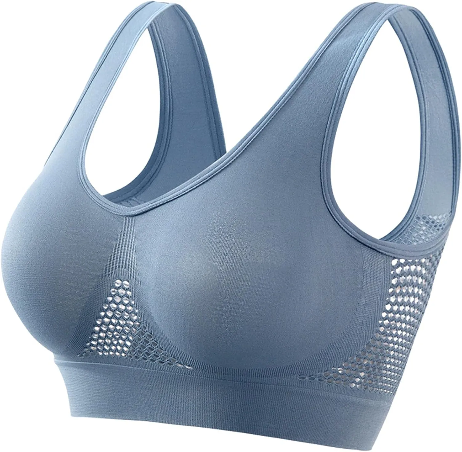 Sports Bras for Women Breathable Cool Liftup Air Bra Seamless Ultra-Thin Comfort Bra Wireless Bras for Women