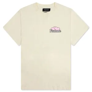 Spread the Love Tee - Cannolli Cream/Pink