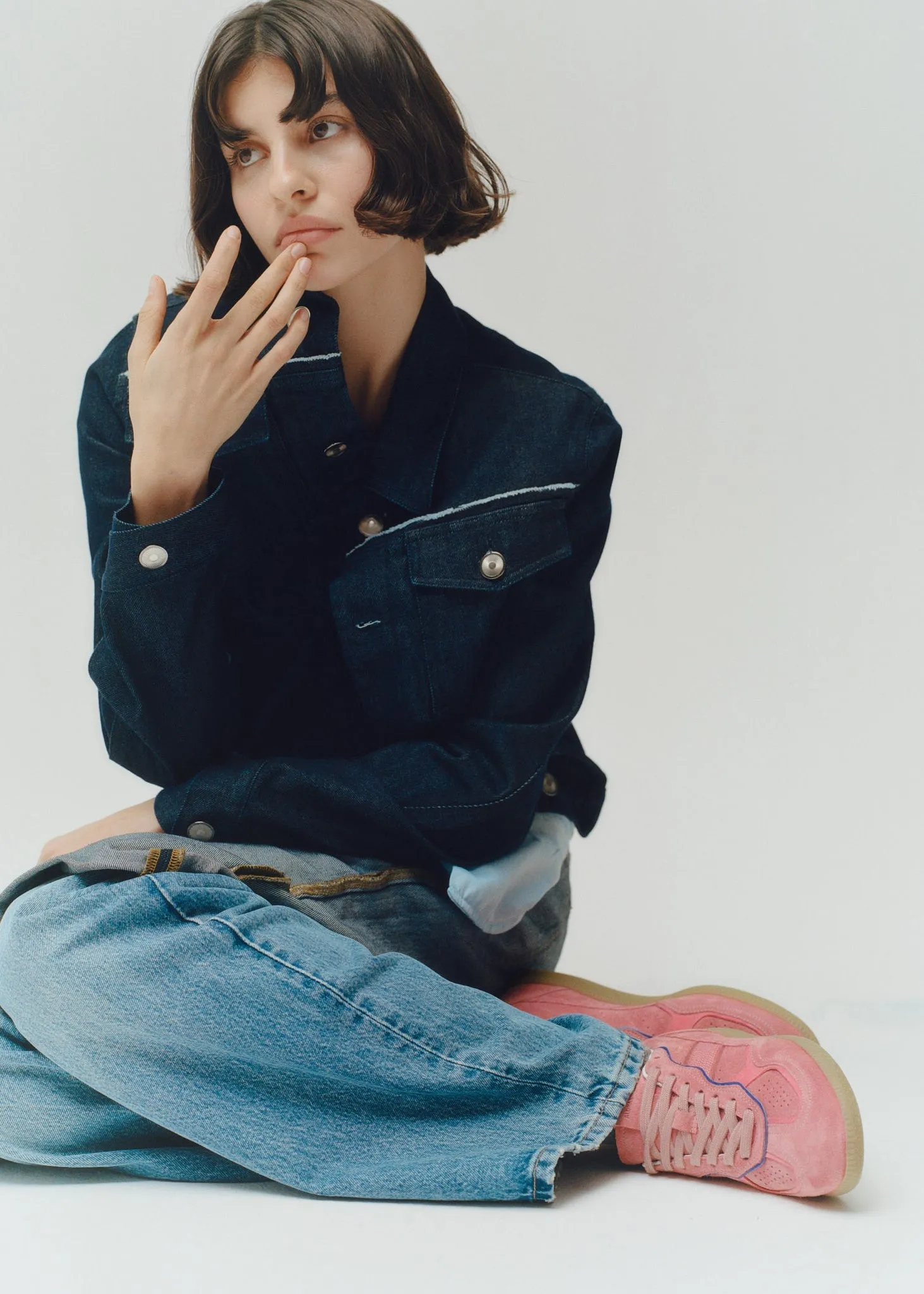 Tb.490 Rife Leather Sneakers - Pink