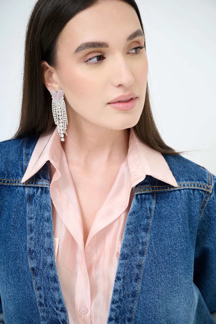 Vintage washed denim jacket wholesale