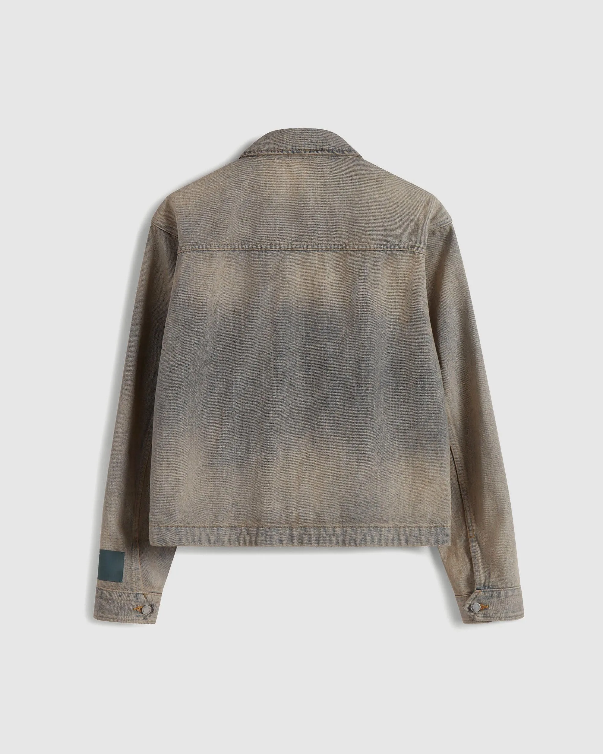 Washed Denim Work Jacket