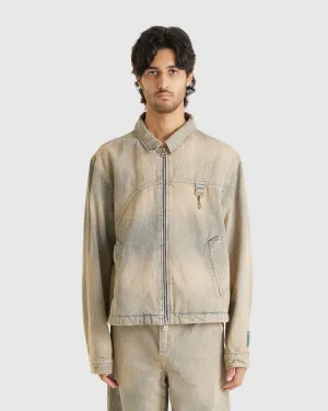 Washed Denim Work Jacket