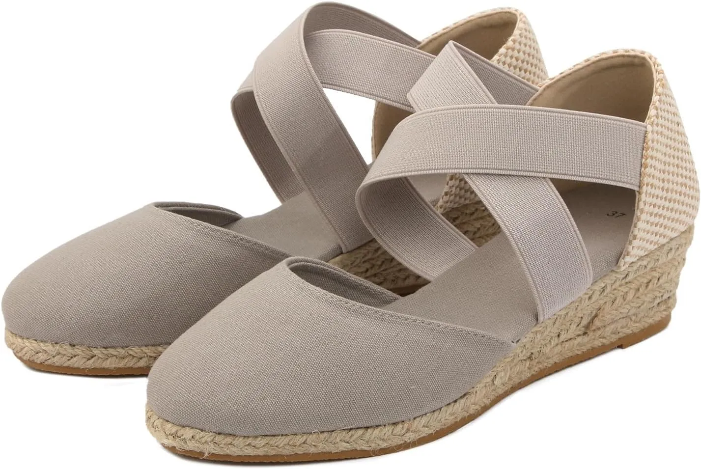 Women Shoes Fashionable Wedge Sandals Wedge Tie up for Women Classic Slip On Thick High Heeled Sandals