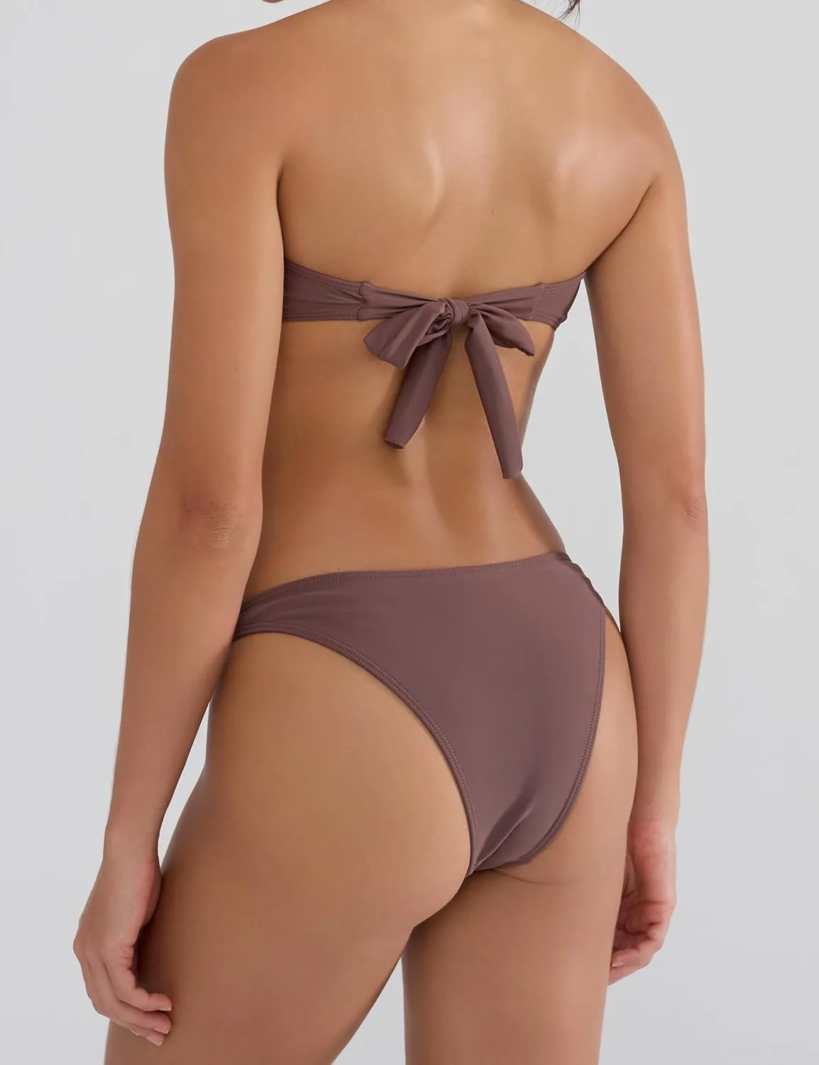 Women's Bandeau Strapless Bikini Sets Sexy Brazilian Swimsuits 2 Pieces