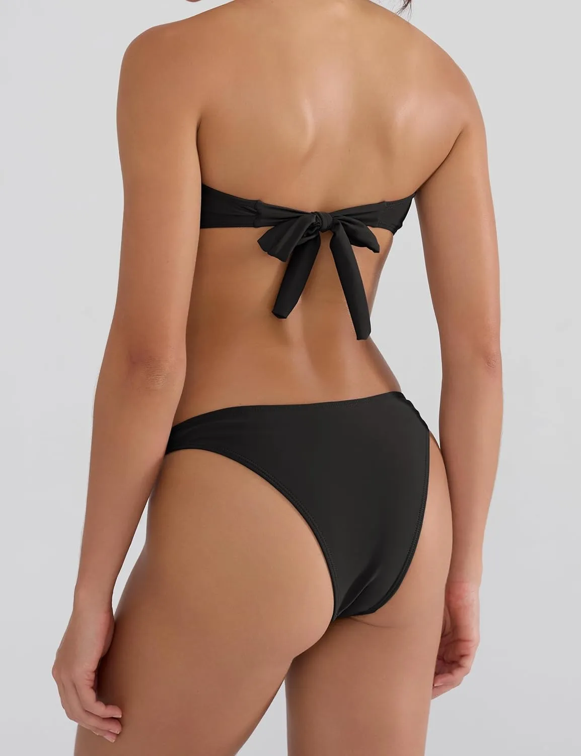 Women's Bandeau Strapless Bikini Sets Sexy Brazilian Swimsuits 2 Pieces