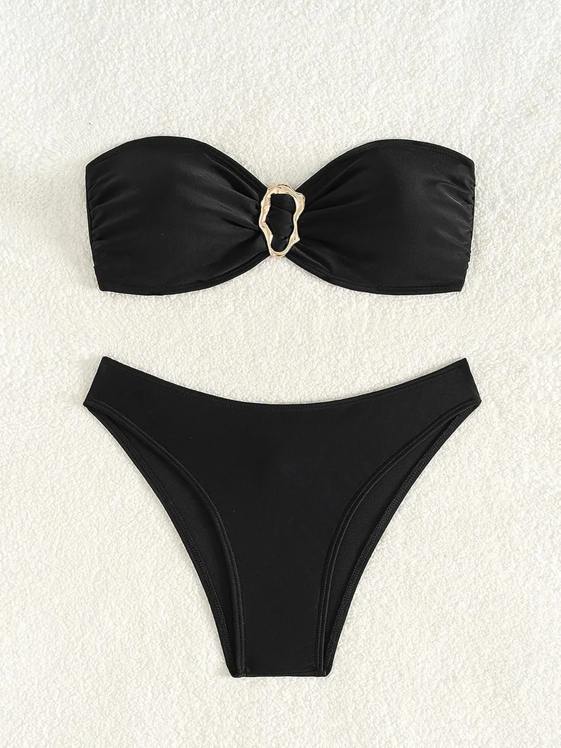 Women's Bandeau Strapless Bikini Sets Sexy Brazilian Swimsuits 2 Pieces