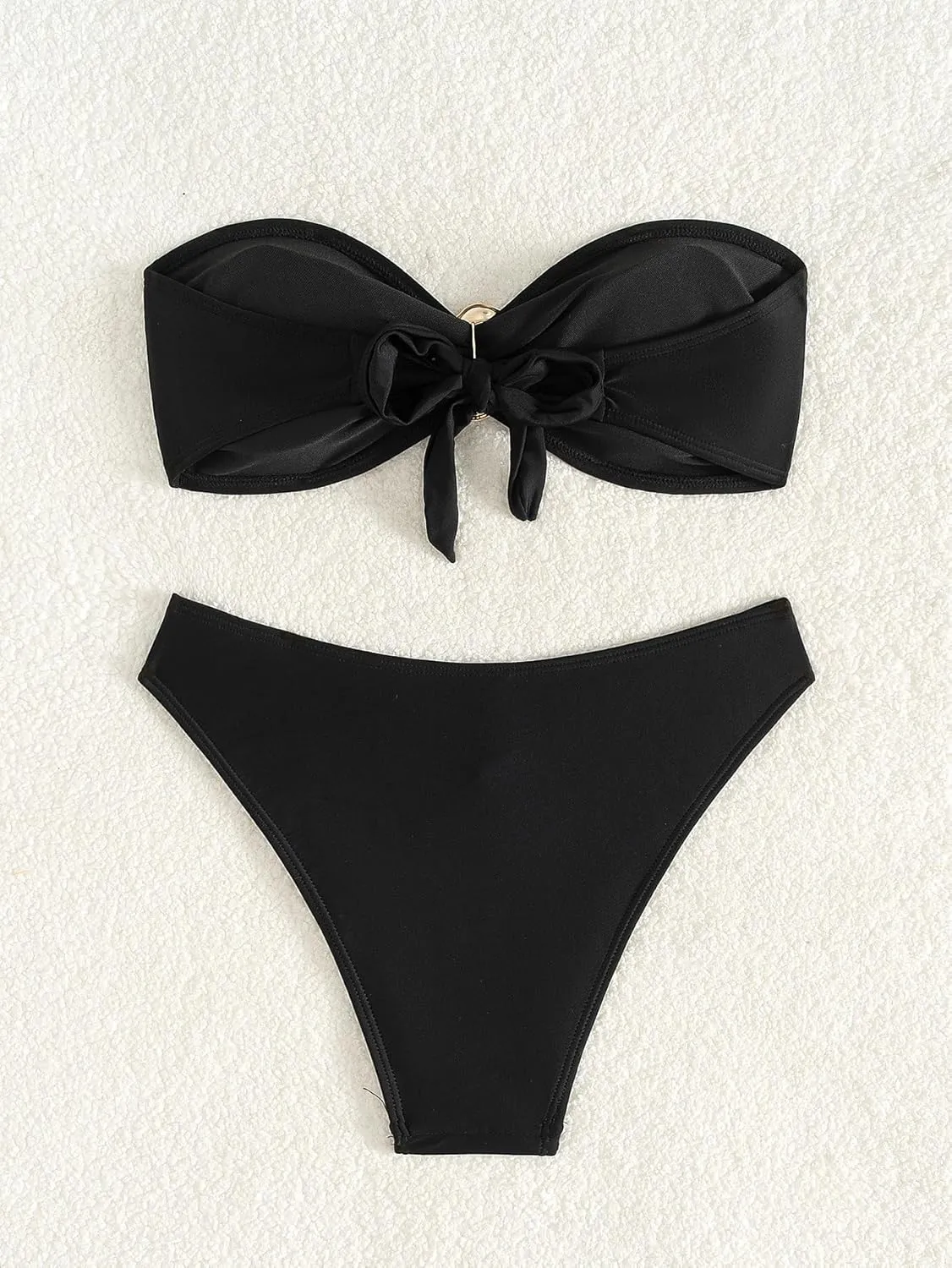 Women's Bandeau Strapless Bikini Sets Sexy Brazilian Swimsuits 2 Pieces