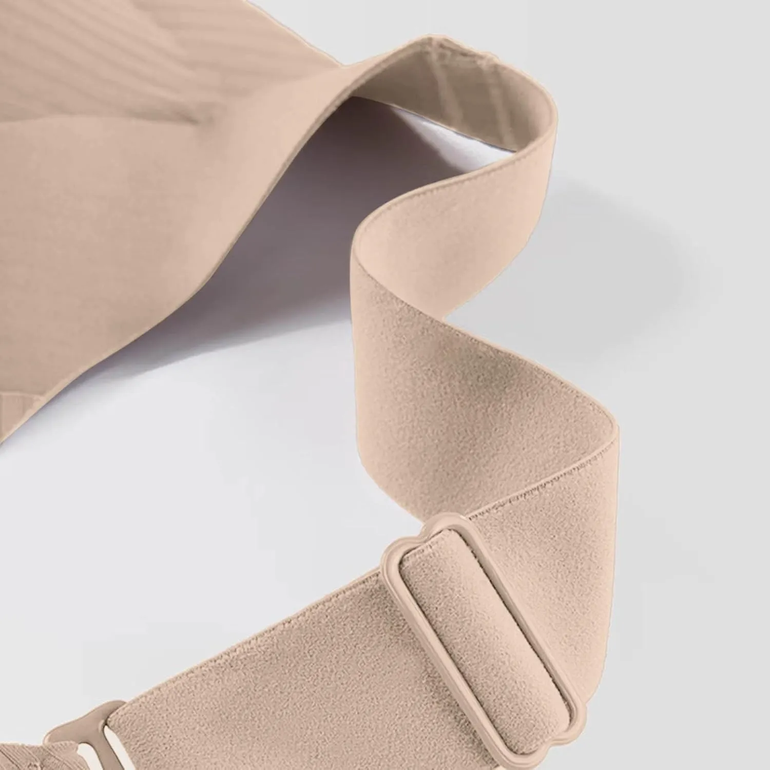 Womens Four Rows Adjustable Bras Cozy Ribbed Wireless Sports Bras Plus Size Full Coverage Solid Color Activities Bra