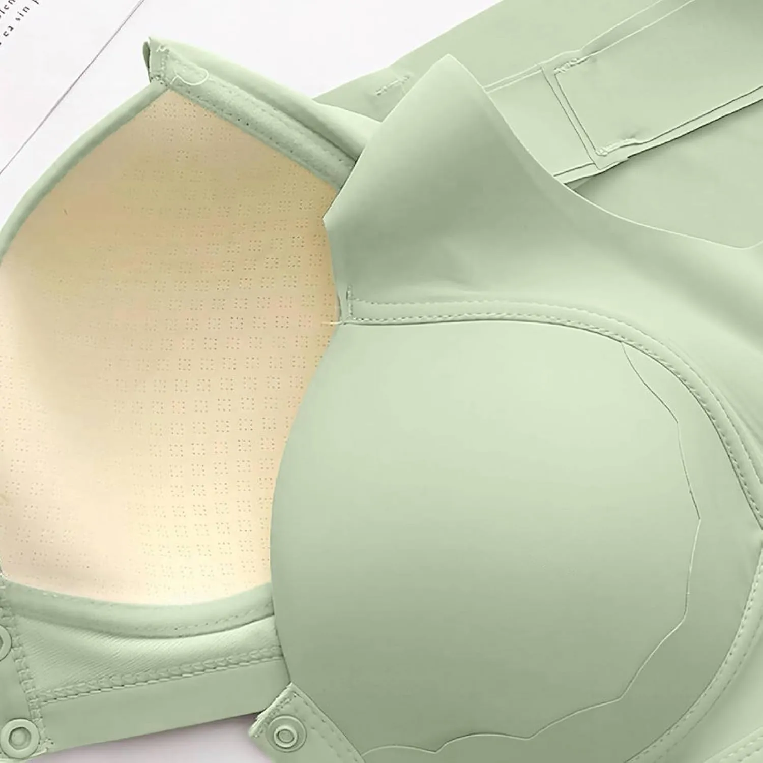 Women's Front Closure Bras, Post Surgery Compression Bra Front Closure Bra with Adjustable Straps Wirefree Bra
