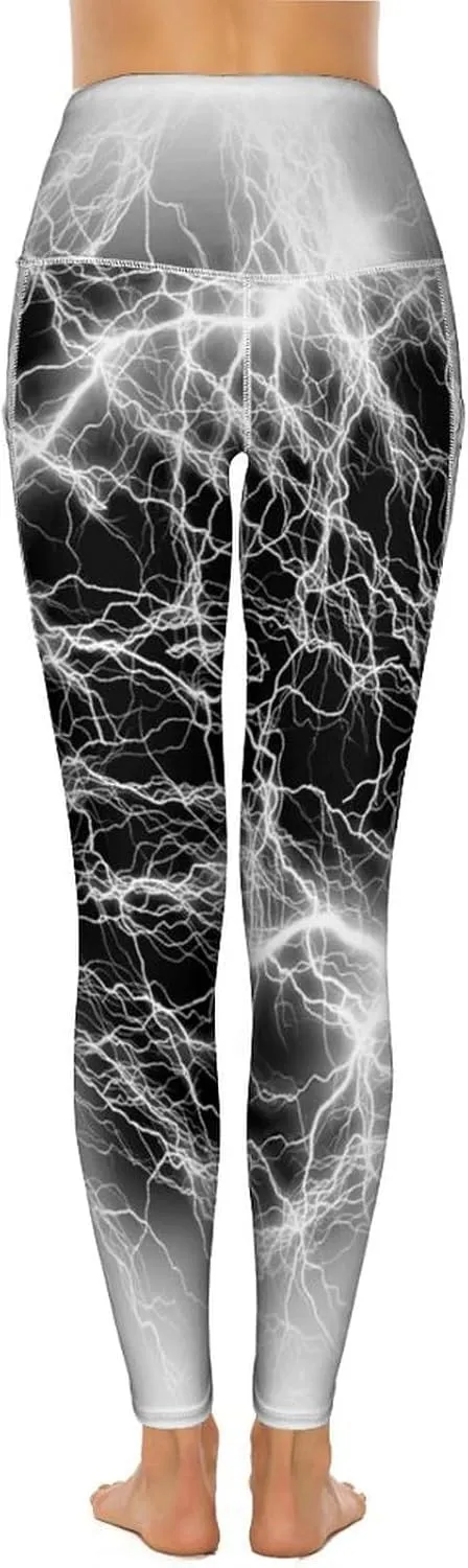 Women's Novelty High Waist Yoga Leggings Tummy Control Workout Running 4 Way Stretch Yoga Pants