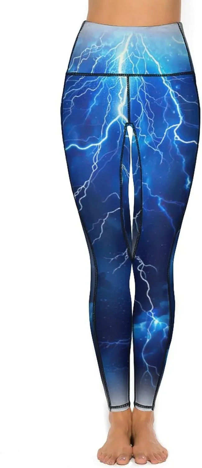 Women's Novelty High Waist Yoga Leggings Tummy Control Workout Running 4 Way Stretch Yoga Pants