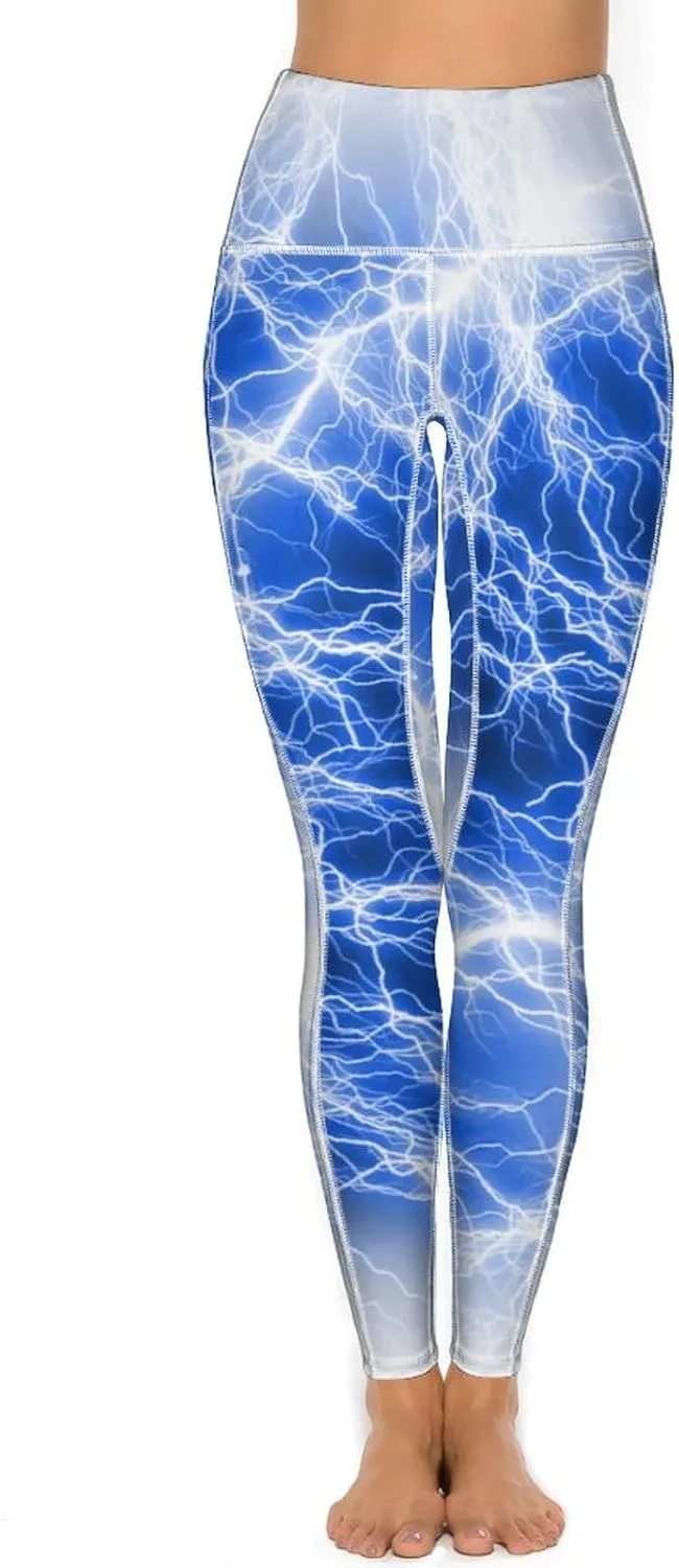 Women's Novelty High Waist Yoga Leggings Tummy Control Workout Running 4 Way Stretch Yoga Pants
