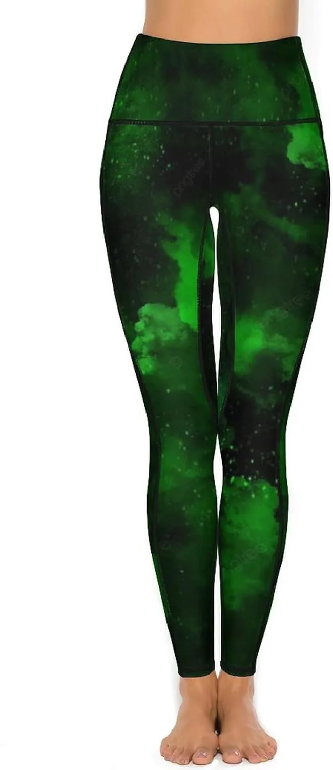 Women's Novelty High Waist Yoga Leggings Tummy Control Workout Running 4 Way Stretch Yoga Pants