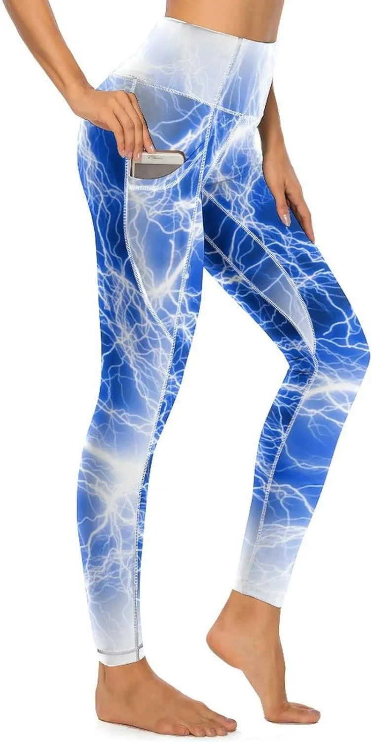 Women's Novelty High Waist Yoga Leggings Tummy Control Workout Running 4 Way Stretch Yoga Pants