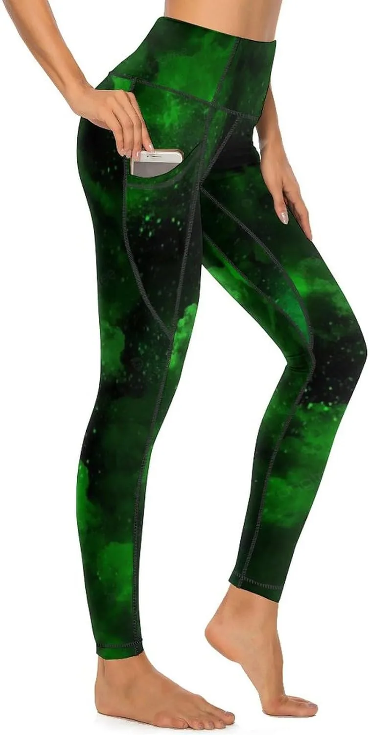 Women's Novelty High Waist Yoga Leggings Tummy Control Workout Running 4 Way Stretch Yoga Pants