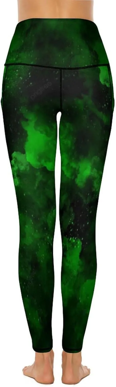 Women's Novelty High Waist Yoga Leggings Tummy Control Workout Running 4 Way Stretch Yoga Pants