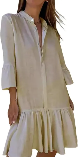 Cotton Wrap Dresses
