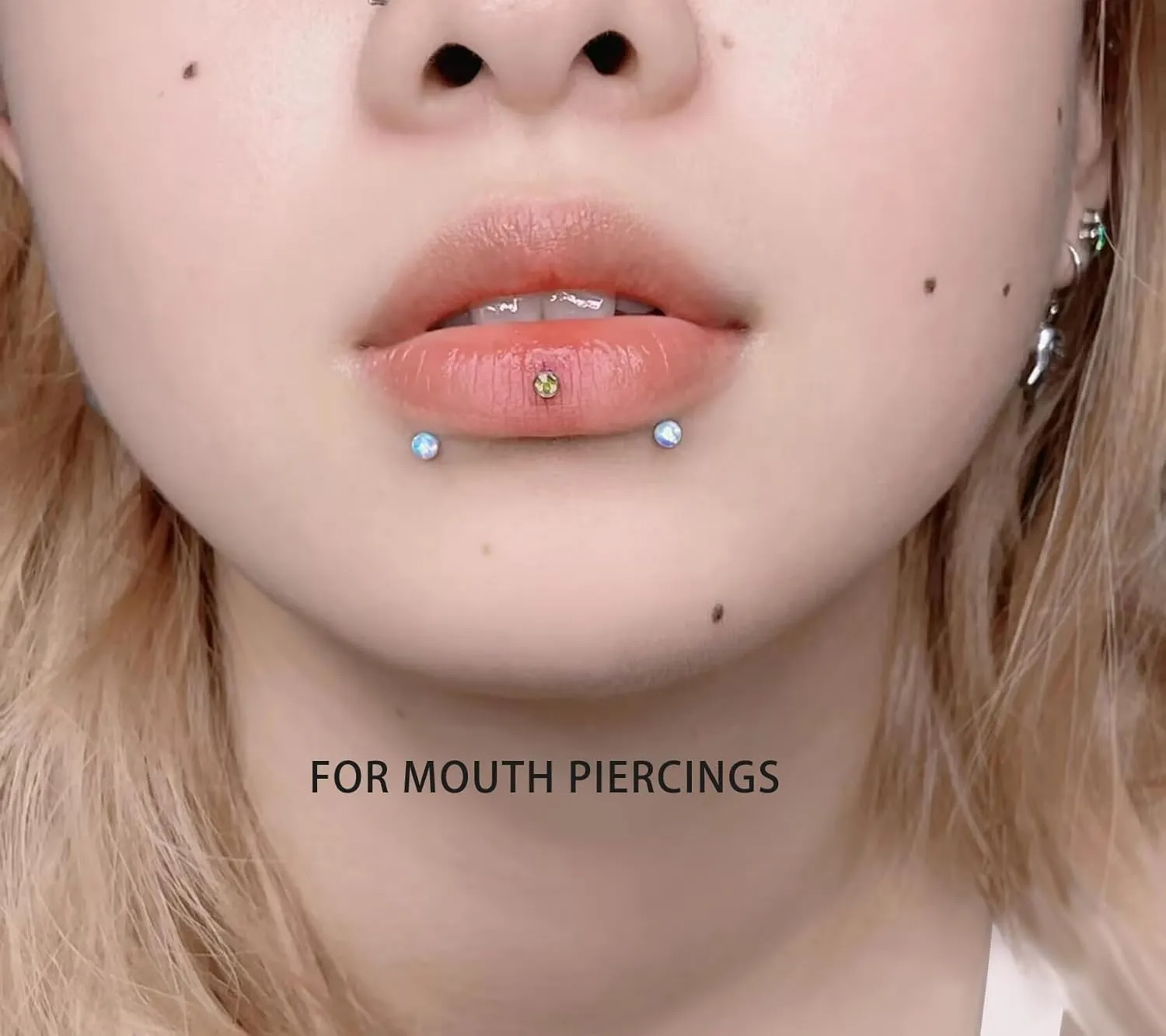 Yaalozei 20G 18G 16G F316 Titanium Flat Back Nose Rings Studs Hypoallergenic Screw on Tragus Helix Cartilage Earrings Stud Piercing Jewerly for Women Men Bars 6mm