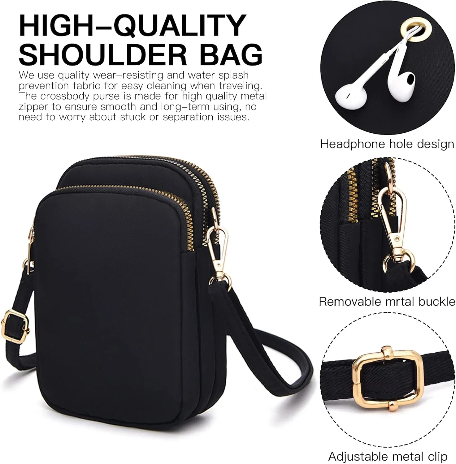 YINHEXI Small Crossbody Bags for Women, Mini Cell Phone Wallet Purse, Shoulder Bag for Women and Men
