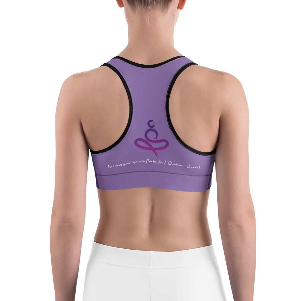 Yoga on the Beach (YOTB) - Purple - Sports Bra